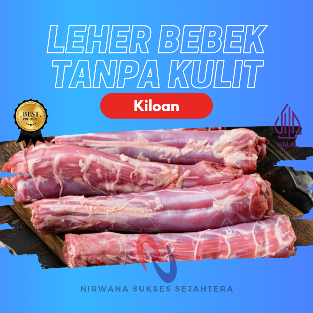 

LEHER BEBEK TANPA KULIT / PEKING DUCK NECK SKINLESS (KILOAN)