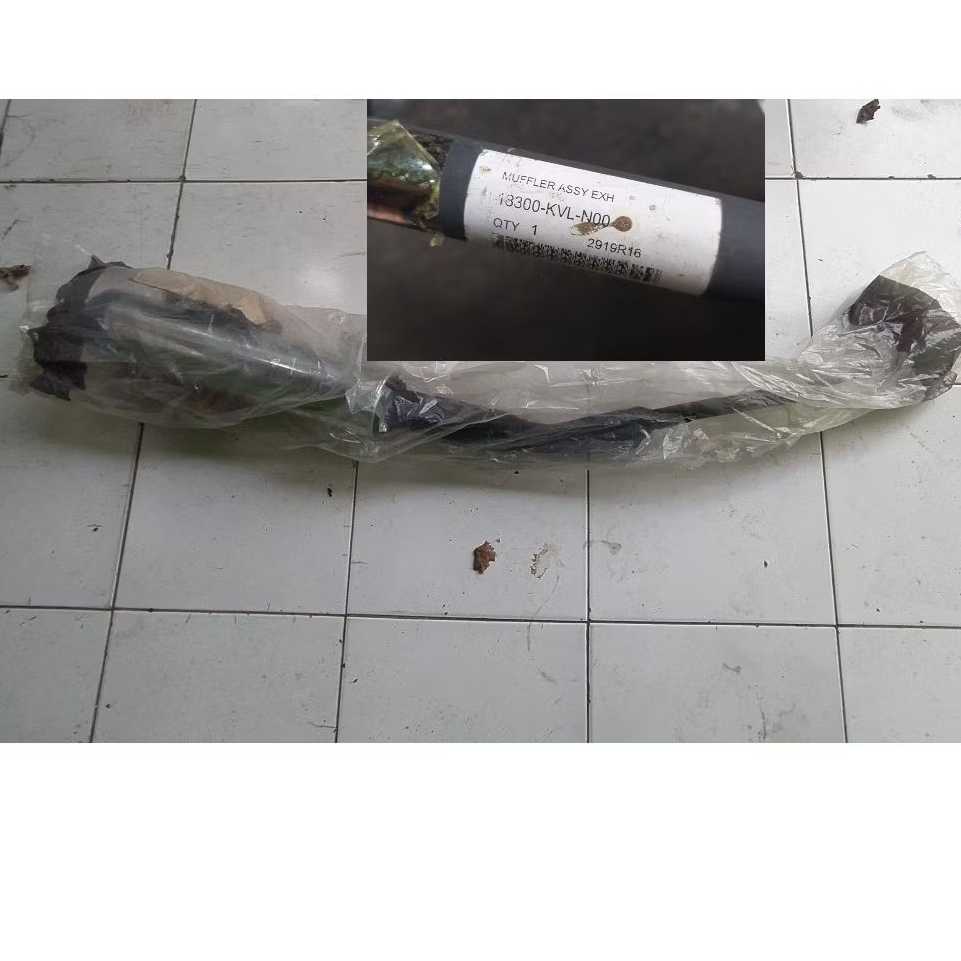 Knalpot Original Supra X 125 Batman 18300 KVL N00