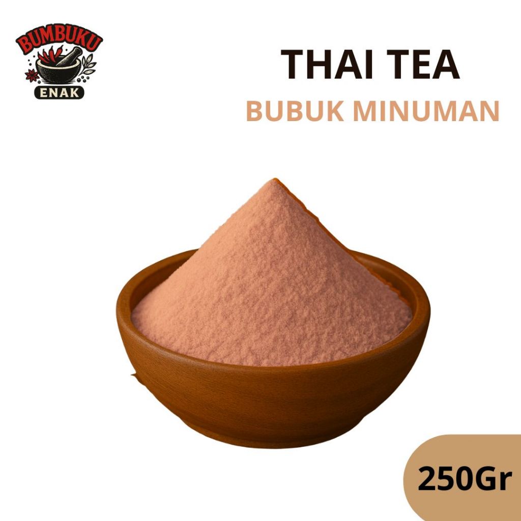 

Bubuk Minuman Thai Tea 250gr Rasa Asli Thailand – Teh Susu Premium untuk Jualan & Konsumsi Pribadi