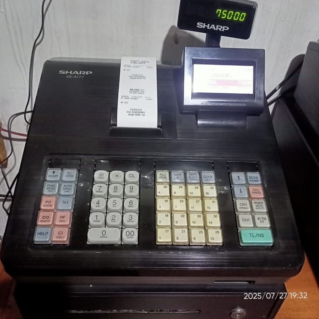 Mesin Kasir Sharp XE-A177 Second