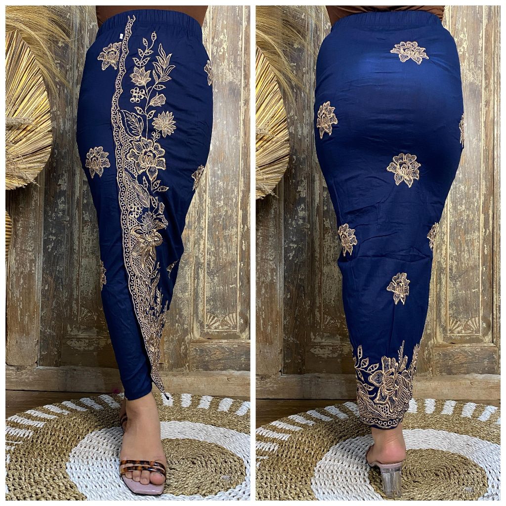 kamen jadi bordir motif bunga angely by creative kebaya bali