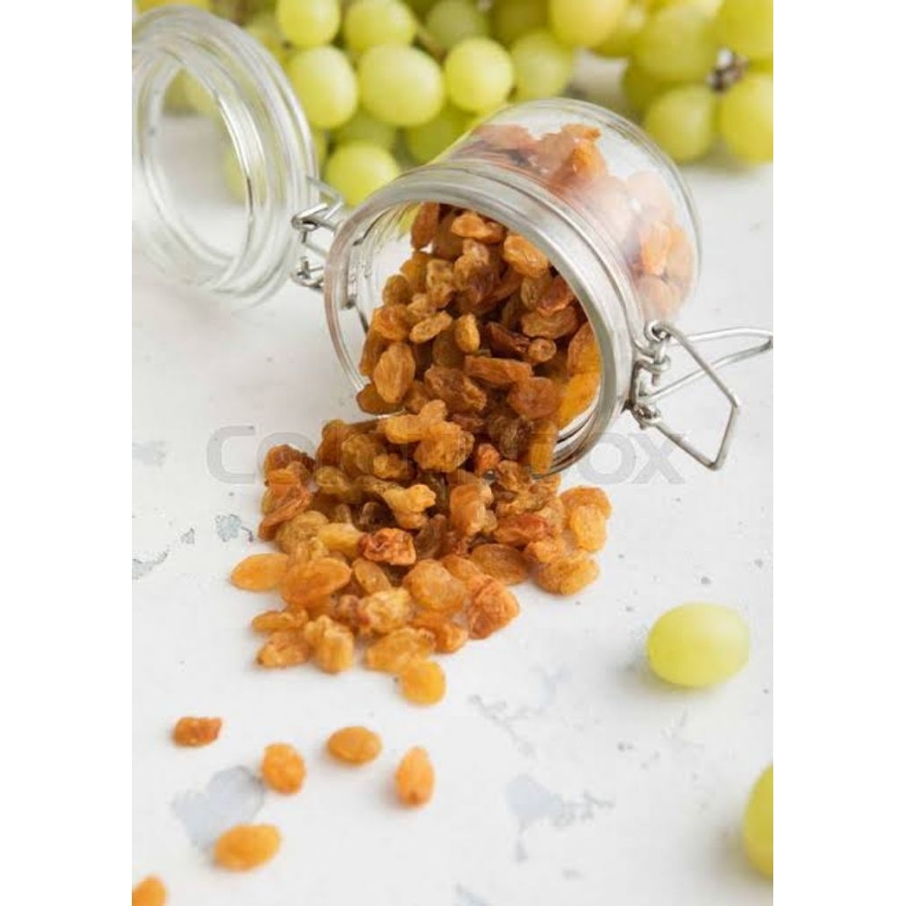 

KISMIS HIJAU 1KG ORGANIC DRIED GREEN RAISIN KISHMISH MANIS SWEET AFGANISTAN TANPA BIJI GULA ORGANIK