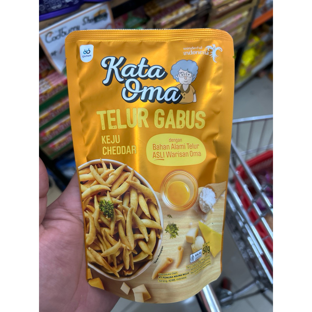 

Kata Oma telur gabus rasa keju 50gram