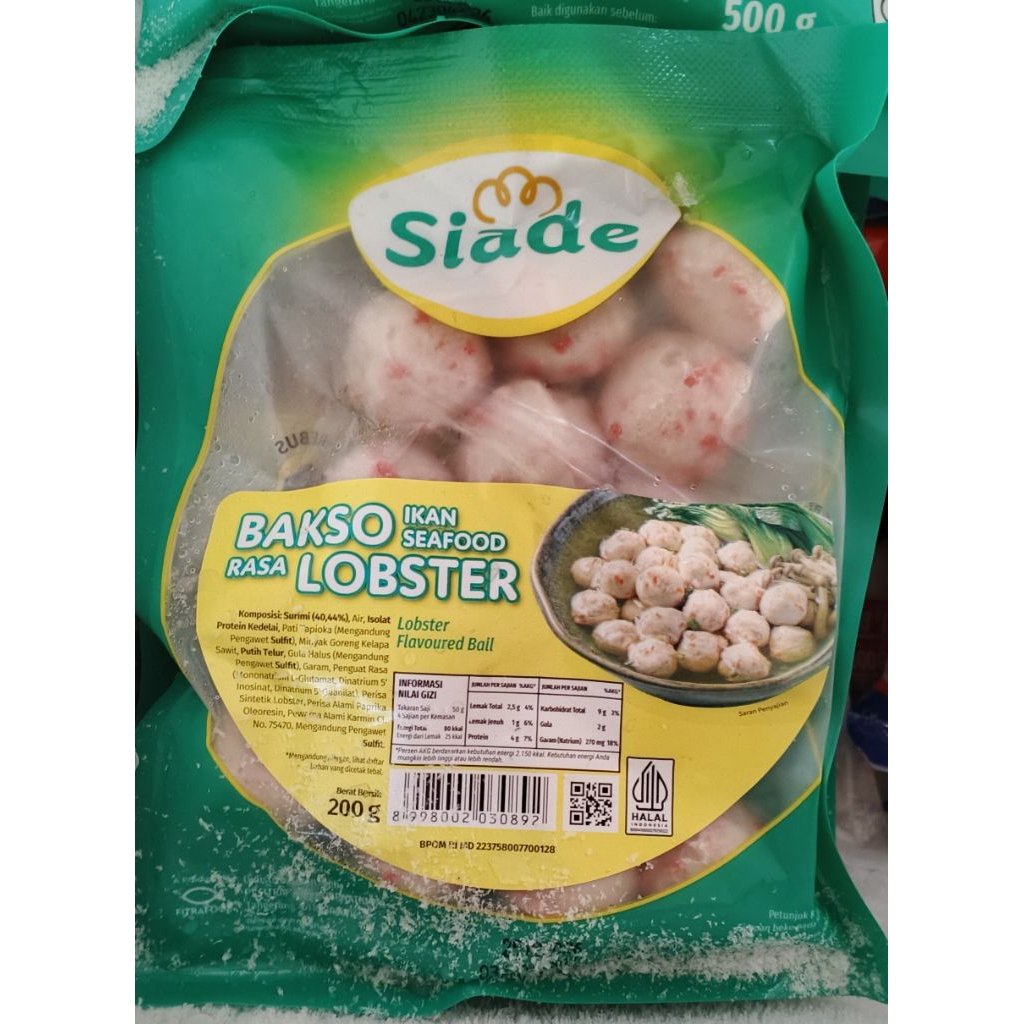 

Bakso Lobster Siade 200gr