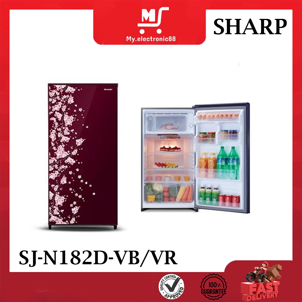 Sharp Kulkas 1 Pintu SJ-N182D-VB/VR