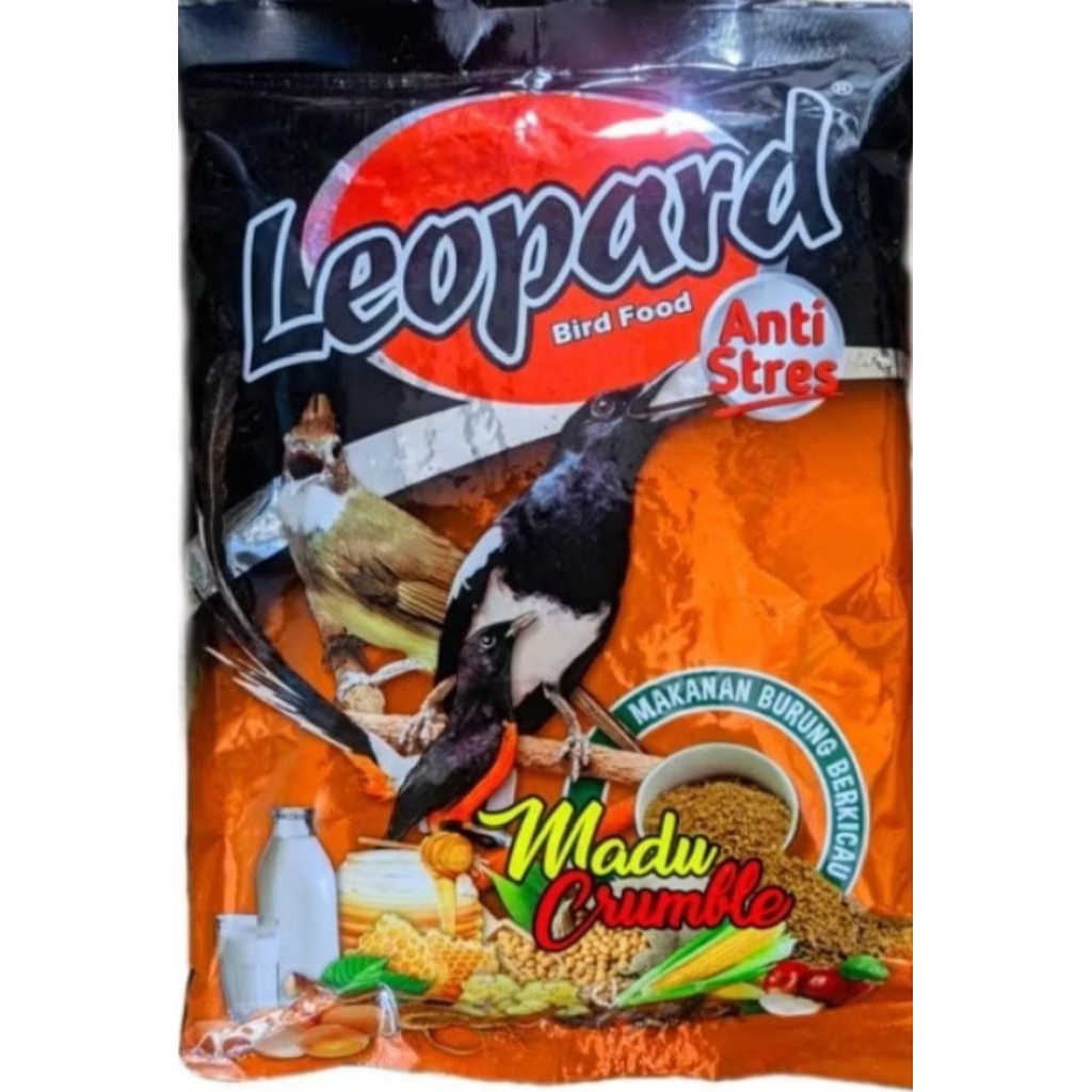 VOER burung leopard coklat crumble