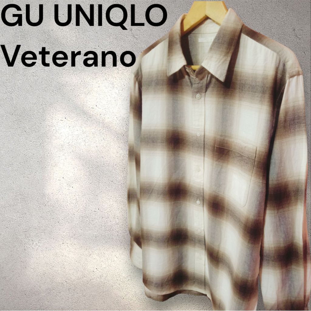 flanel GU Uniqlo veterano size XL