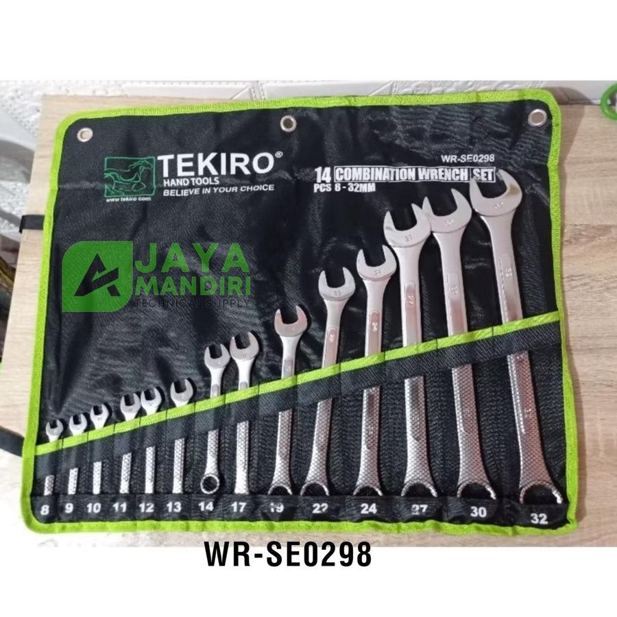 TEKIRO Kunci Ring Pas Set 14 pcs 8-32 MM TEKIRO Kunci Ring Pas Set 8-32 mm isi 14 pcs