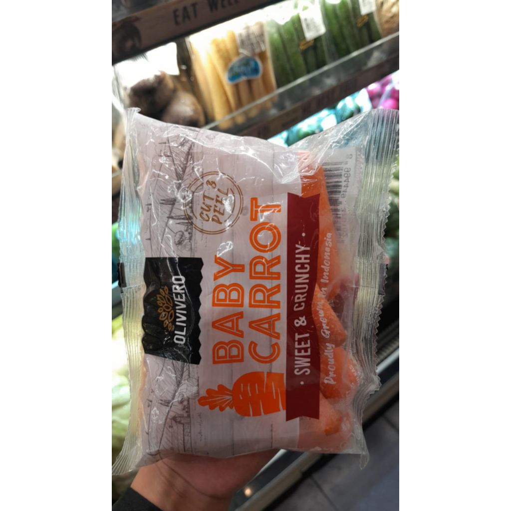

Wortel mini olivivero baby carrot sweet & crunchy pack