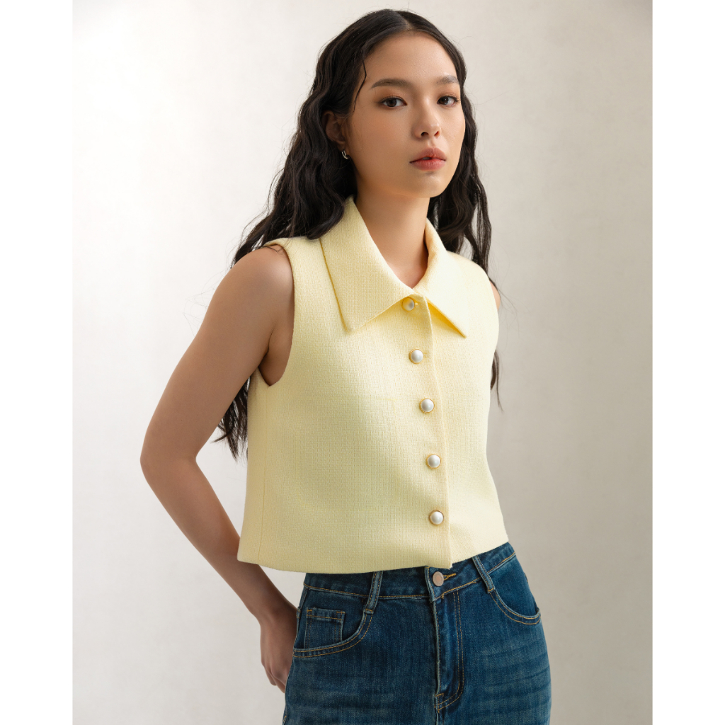 FLOMORS - MORY TOP YELLOW