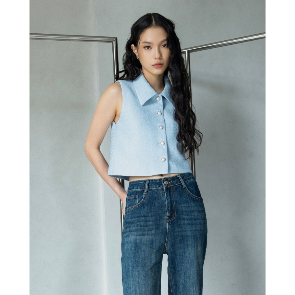 FLOMORS  -  MORY TOP BLUE