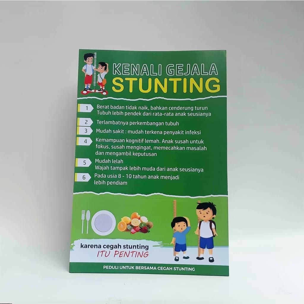 Paket Poster Stunting, Poster Informasi Stunting, Edukasi Stunting, Poster Kesehatan