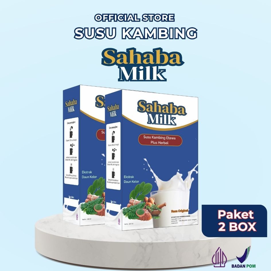

Susu Kambing Etawa + Herbal Sahaba Milk Paket 2 Box