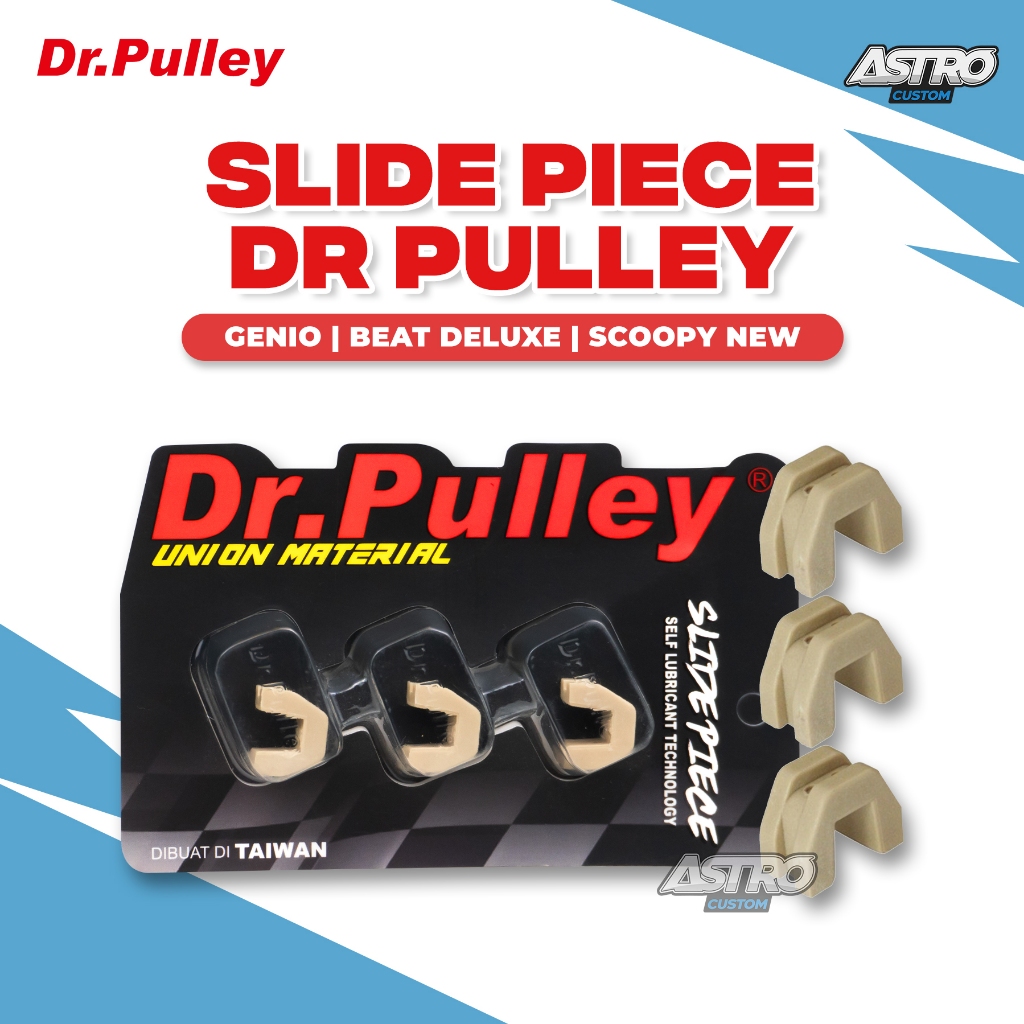 Slide Piece Dr Pulley Beat Deluxe Street New Scoopy Fi KOJ Genio Slider Piece Slide VBelt CVT Racing