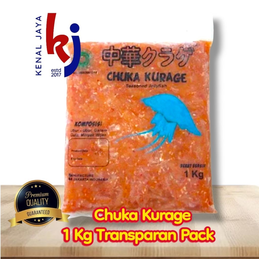 

Chuka Kurage 1kg / JellyFish / Salad Ubur-Ubur