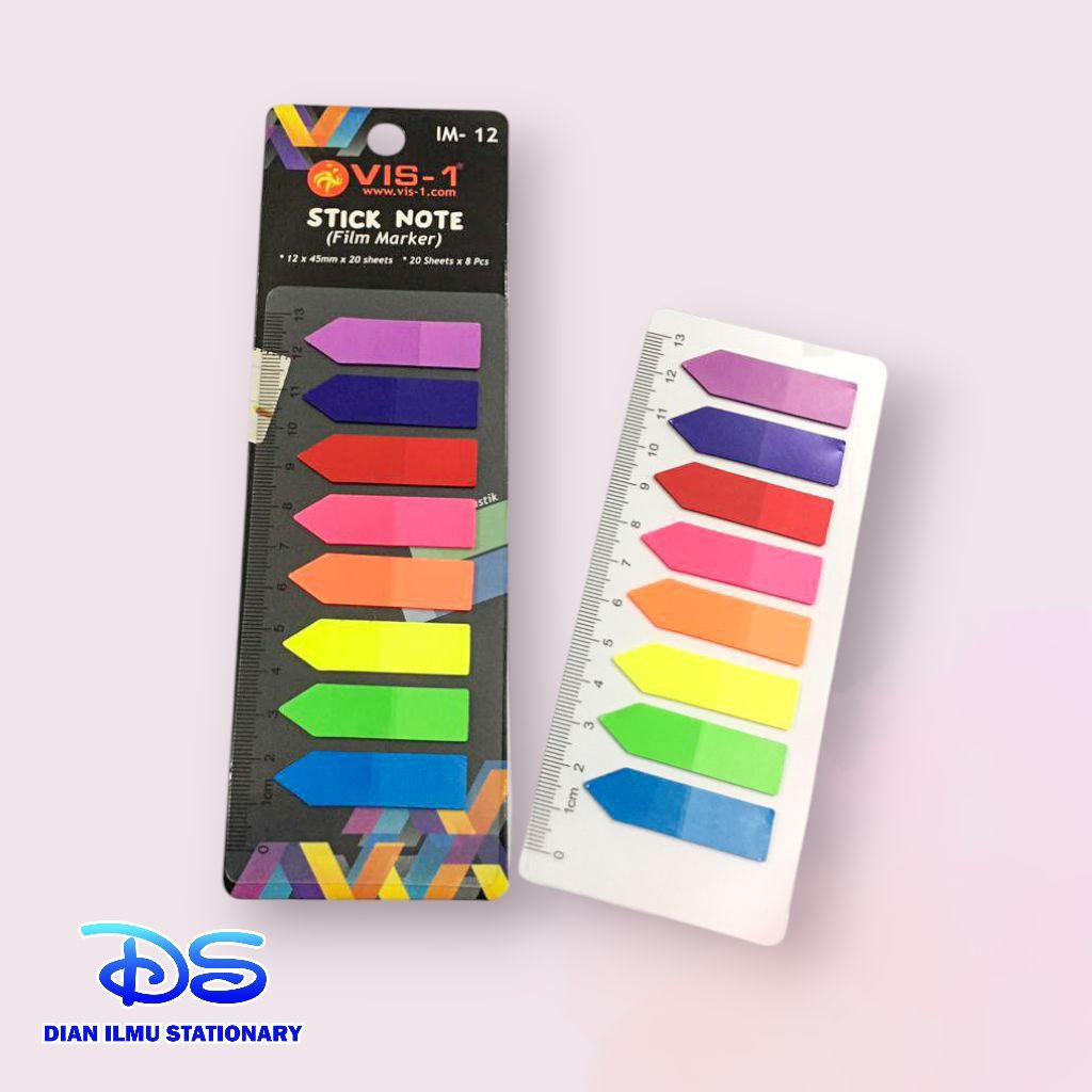 

stick note post it 8 warna vis-1 IM-12