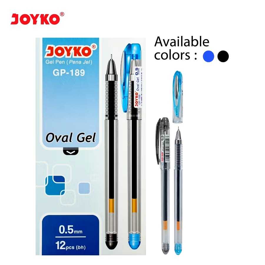 

Balpoint Gel Joyko Oval Gel Isi 12 Pcs (1 Lusin) / Isi Balpoint