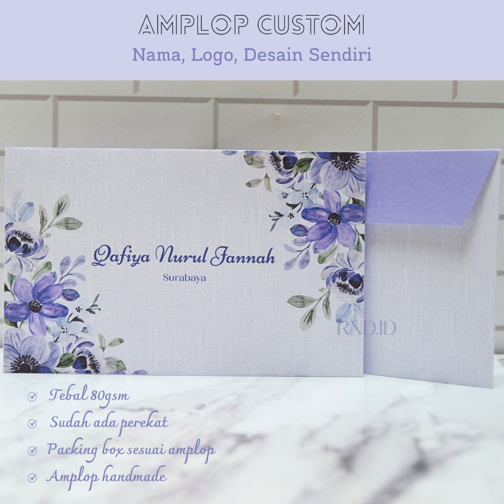 

Amplop Kondangan Murah isi 50 pcs Ukuran Besar Aesthetic #2 Custom Nama, Alamat, Logo, Desain Sendiri