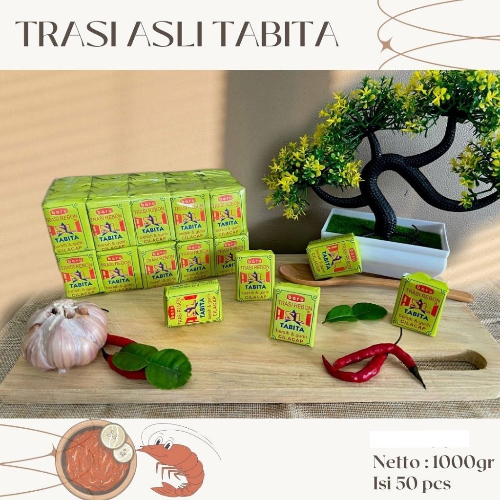 TERASI TABITA Pack isi 50