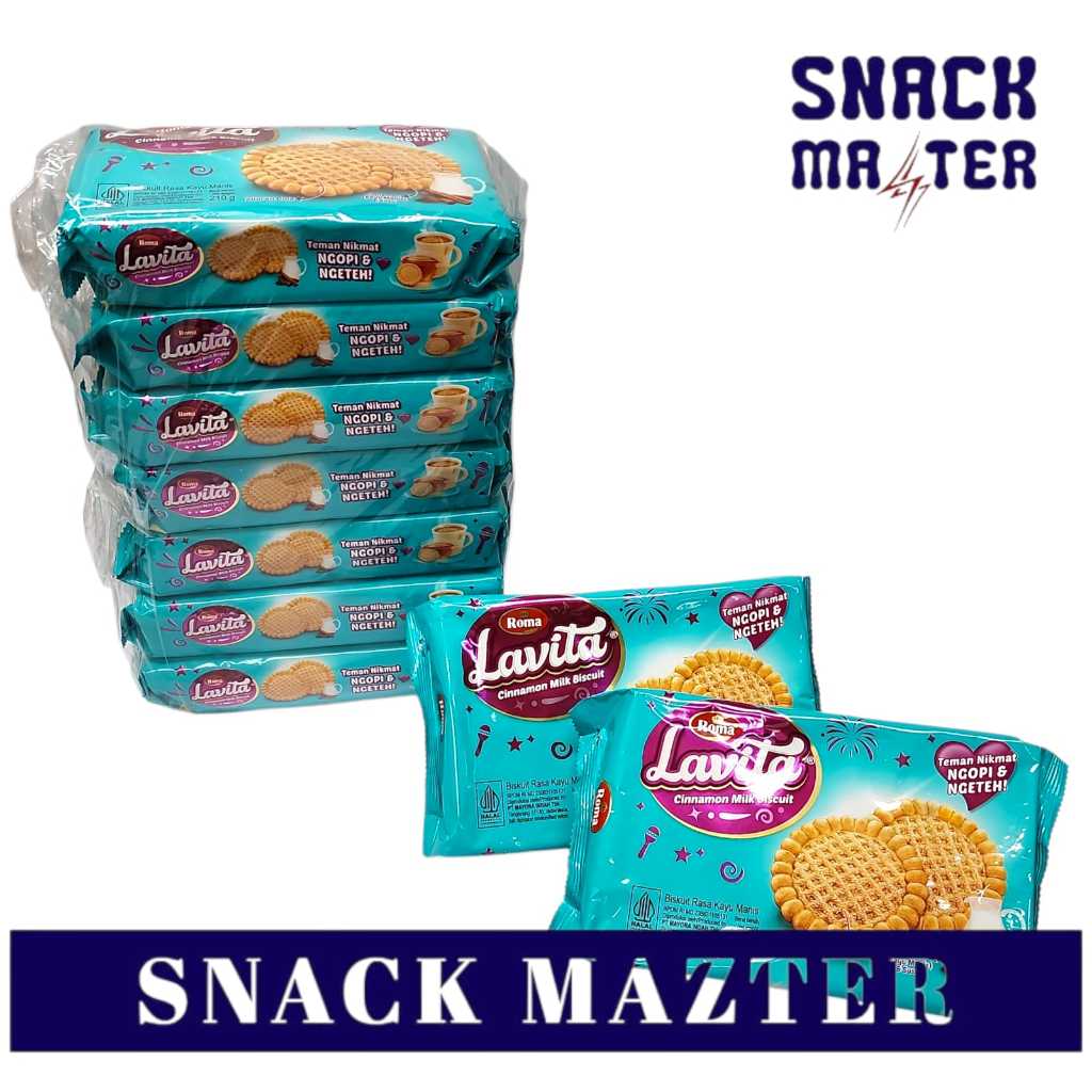 

Roma Lavita Cinnamon Milk Biscuit BAG - 210gr x 7 pack