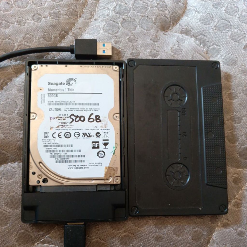 Seagate 500Gb HDD/Hardisk + Enclosure Orico 3.0 Seagate 500GB Bekas Ps4 Slim Masih normal dan Loadin