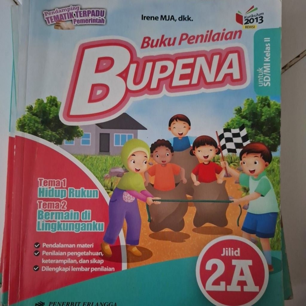 BUKU BUKU BEKAS / PRELOVE BUKU BUPENA KELAS 2 (2A)
