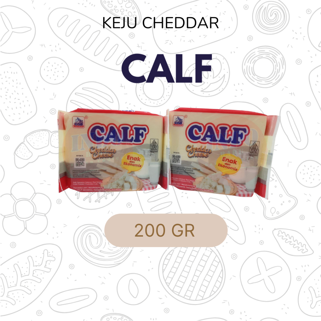 

Keju Cheddar CALF 200 gr