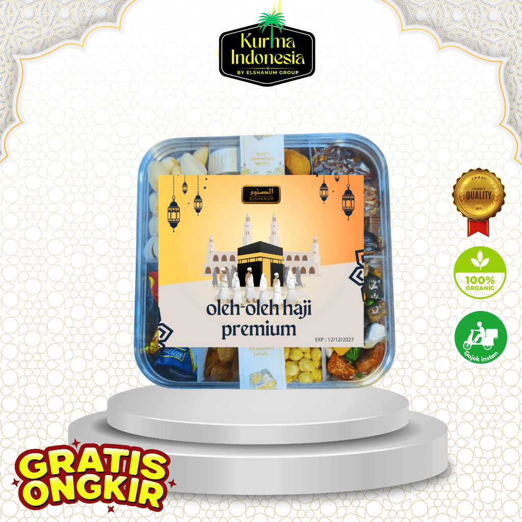 

Paket Oleh-oleh Haji dan Umroh isi 8 item /Kacang Arab Almond Pistachio Tasbih/ Kurma Indonesia