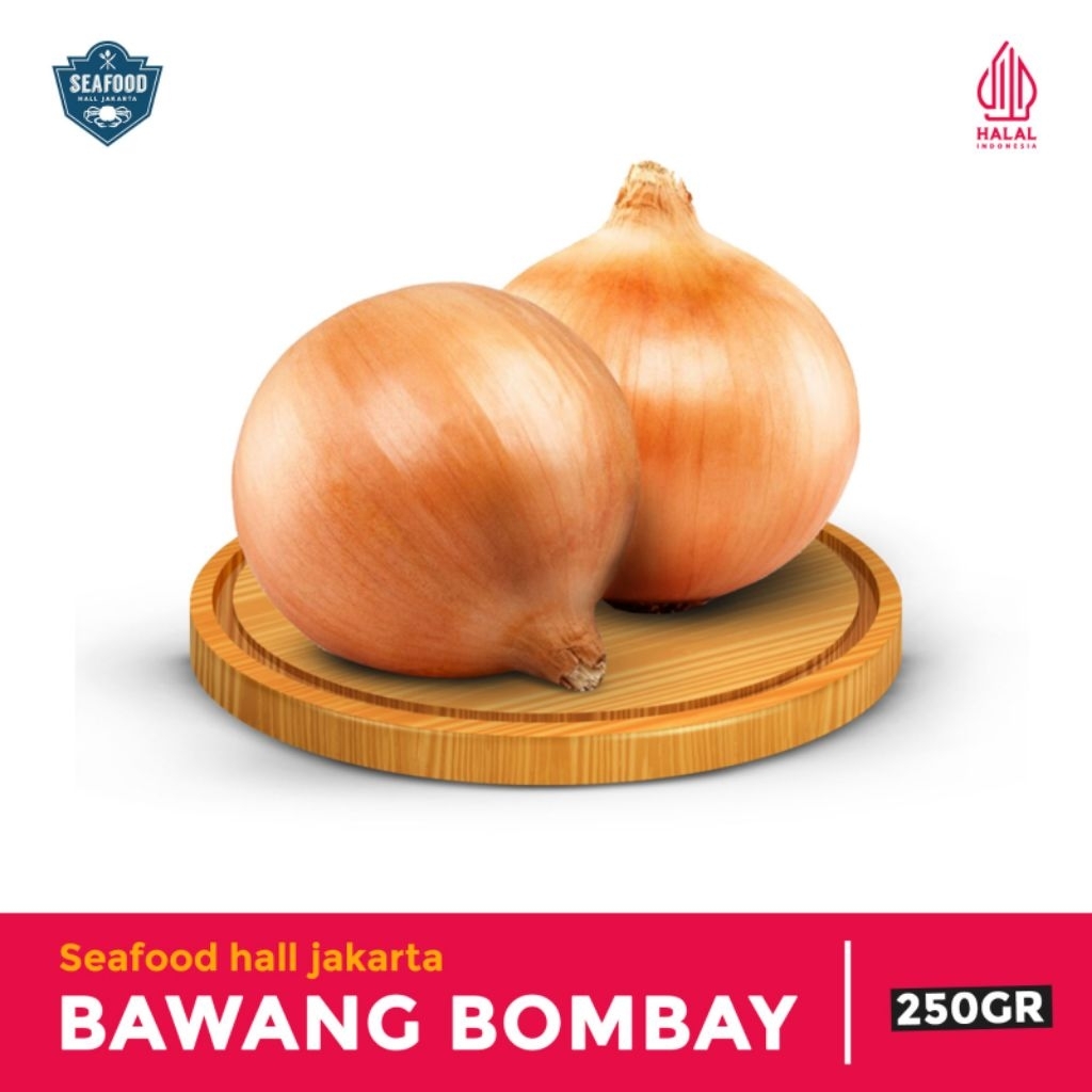 

Bawang Bombay Bumbu Dapur 250gram/500gram