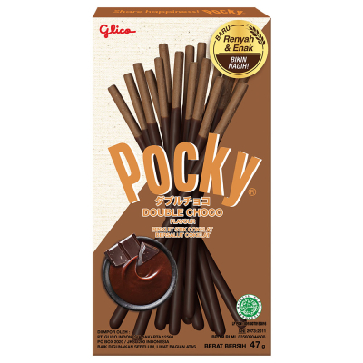 

Pocky Biskuit Stik Double Cokelat 47 g