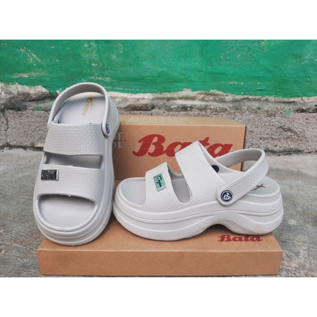 sandal slop karet wedges ceqiu bata ringan original 572