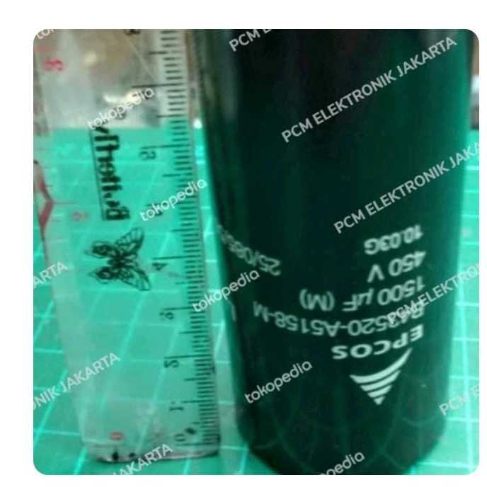 RH8846 elco epcos 5kaki 1500uf 1500 uf 400v 450v 400volt 450v 400 450 v volt by PCM LTC GLODOK