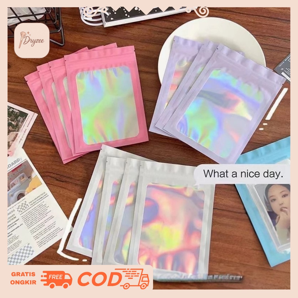 

Inner Sleeve Plastik Photocard KPOP Hologram Plastik Aksesoris ST19