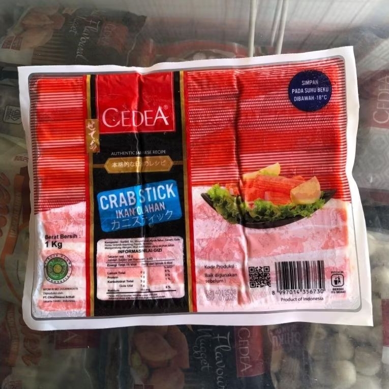 

CRAB STICK CEDEA | Isi 1 Kg | Snack Viral Aceh