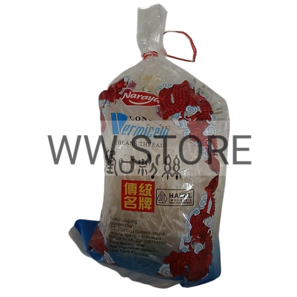 

Sohun soun jagung Naraya LONGKOU Vermicelli BEANS THREAD 50g