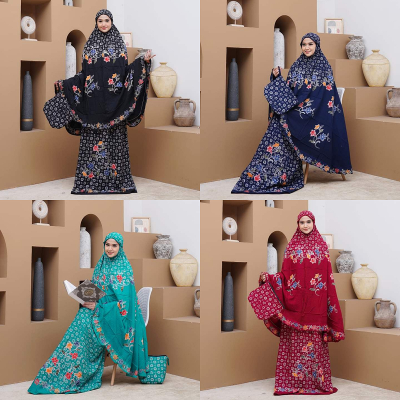 MUKENA DEWASA MUKENA BATIK CAP MURAH MUKENA JUMBO RAYON SAMITEX PEKALONGAN BEST SELLER