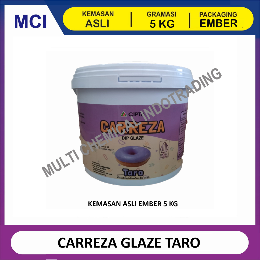 

GLAZE TARO 5 KG / TARO DIP GLAZE SELAI OLESAN TOPPING
