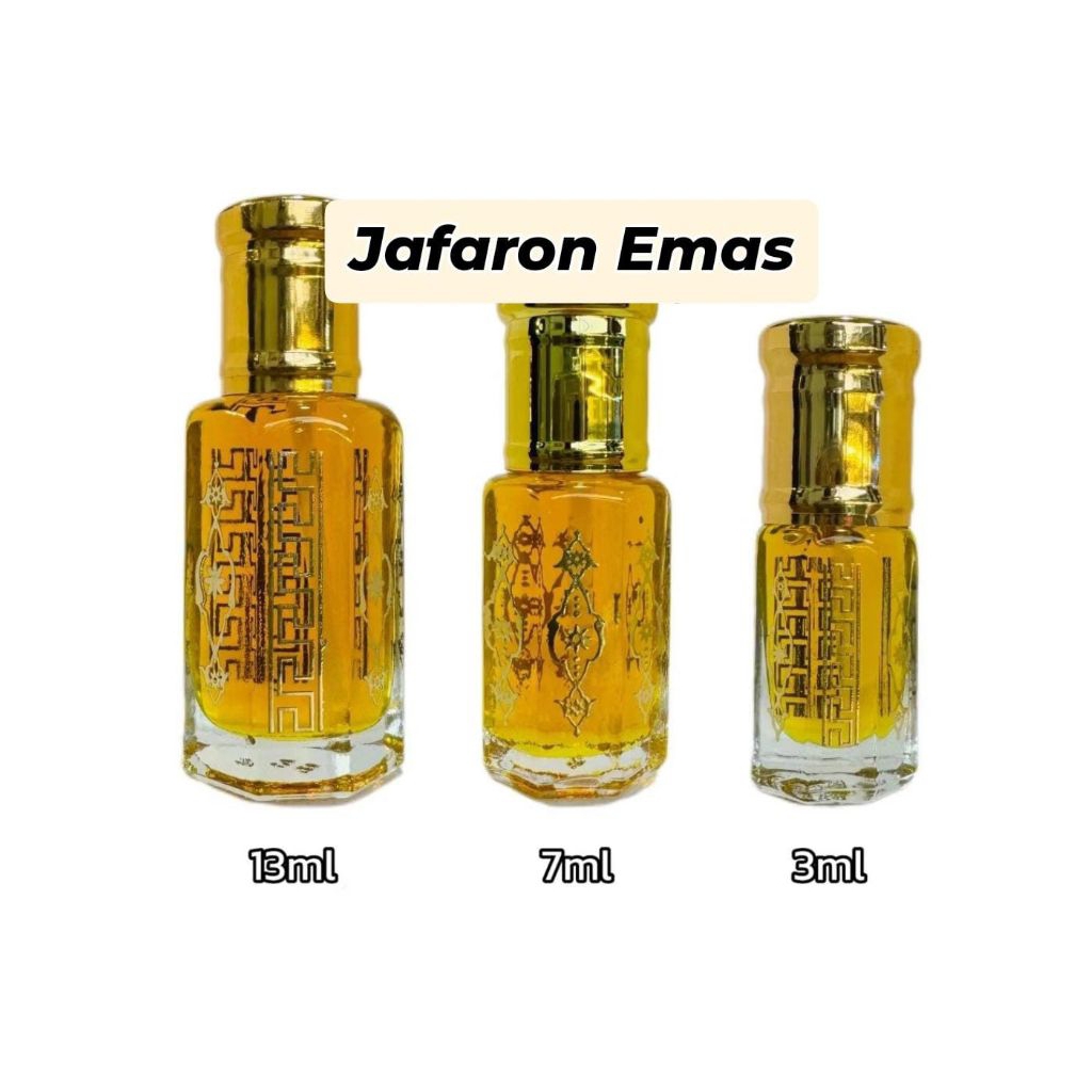 Jafaron Emas Minyak Wangi Japaron Emas Asli Murni Non Alkohol