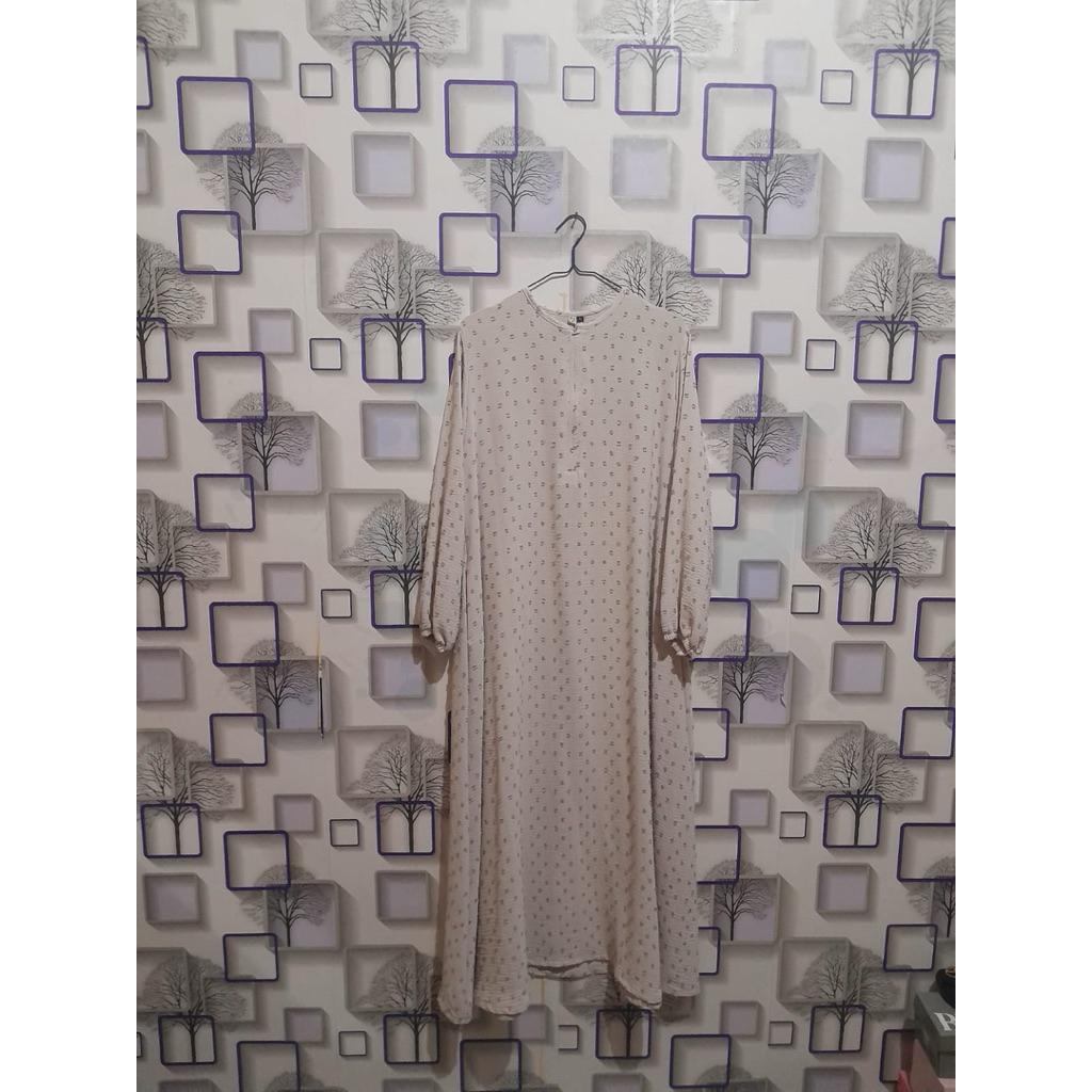 gamis crinkle jannat timbul