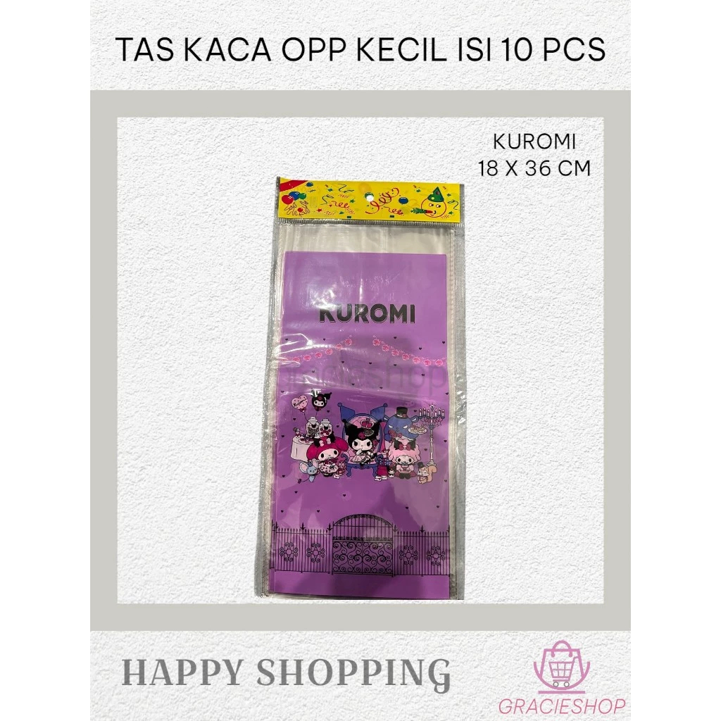 Plastik Ulang Tahun 18 x 36 cm / Plastik Bingkisan Ulang Tahun / Plastik Snack / Plastik Ultah