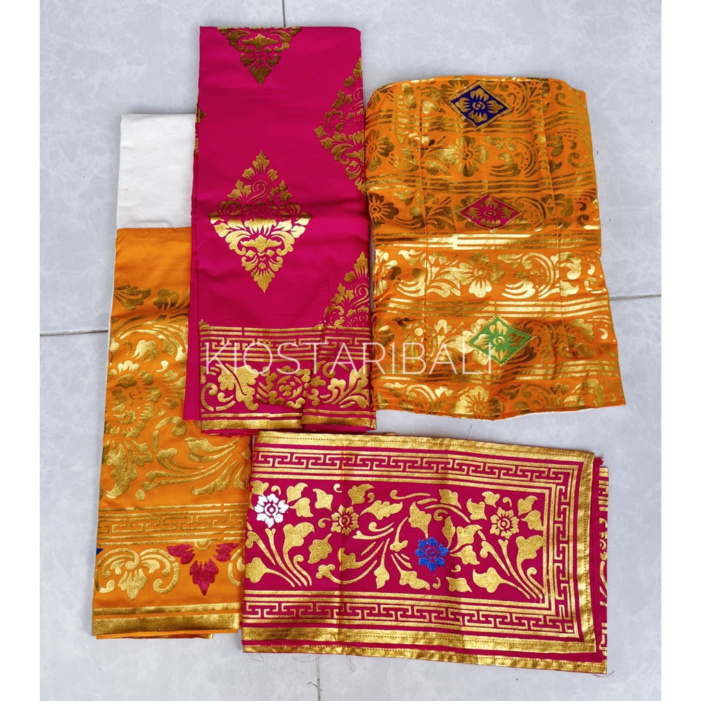 Kain Tari Panyembrama / Kain Pendet / Puspawresti ( Hanya Kain ) / Pakaian Tari Bali / Kios Tari Bal