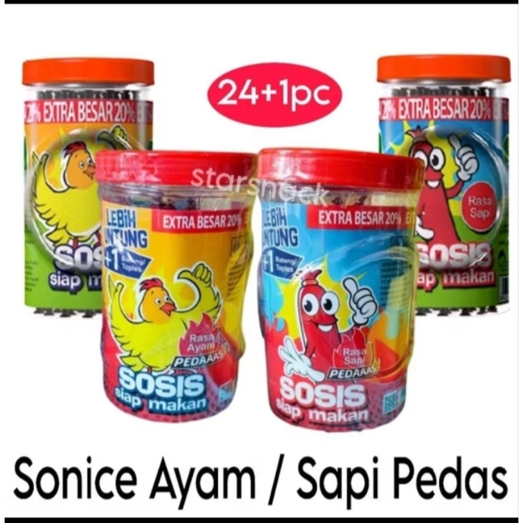 

Sosis SONICE Ayam pedas/Sapi Pedas