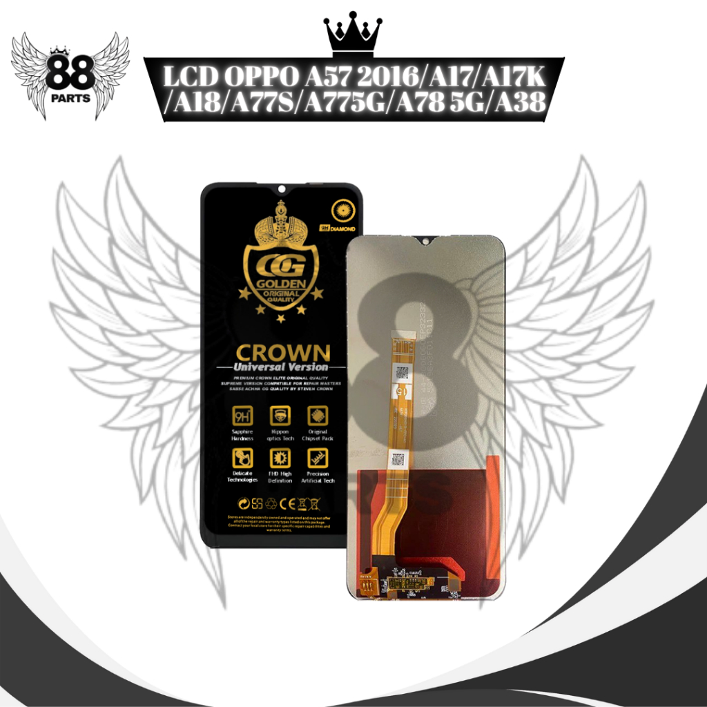 LCD TOUCHSCREEN OPPO A57 4G 2022 / OPPO A17 / OPPO A17K / OPPO A77S A77 5G LCD TS FULL SET / LCD COM