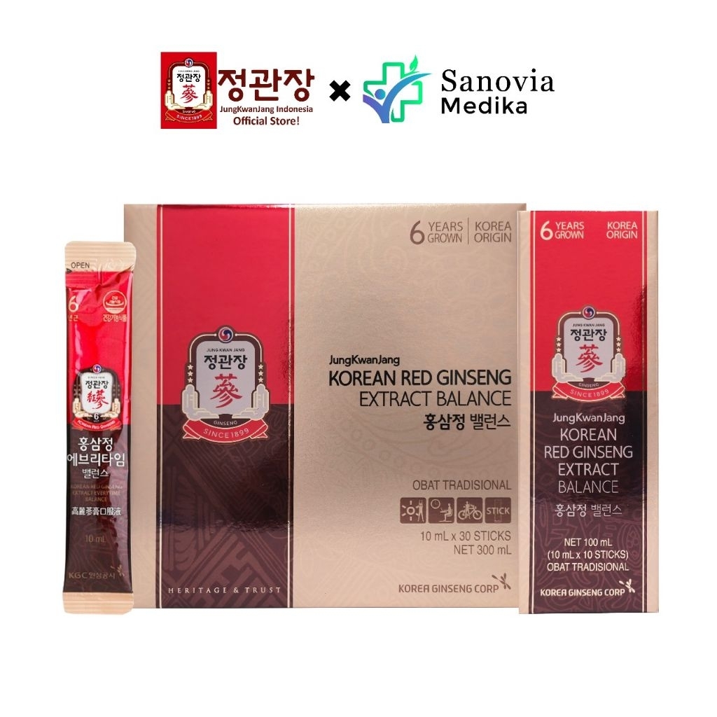 

Red Ginseng Korea Everytime Balance Jung Kwan Jang - 30 Sachet