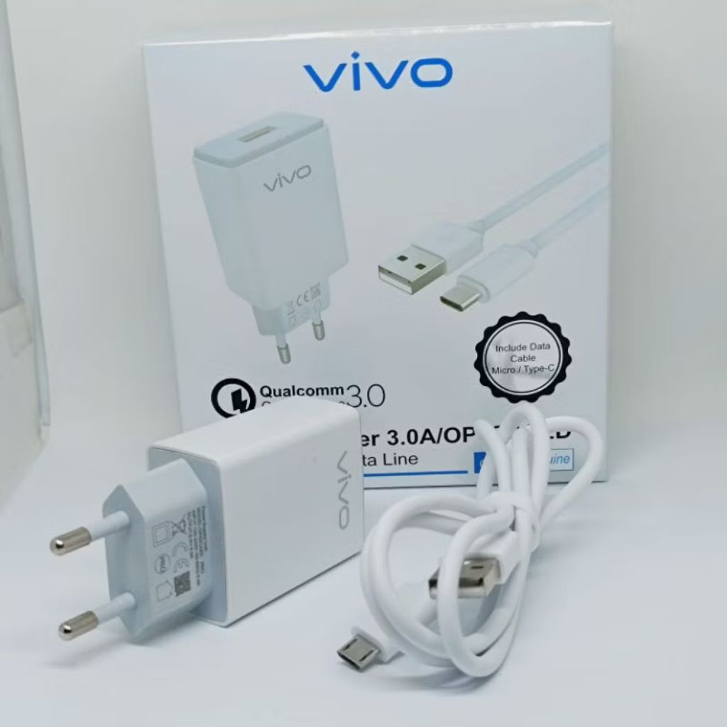 CHARGER CAS CASAN VIVO Y12/ Y15/Y17 CASAN HP Travel CHARGER CAS ORIGINAL