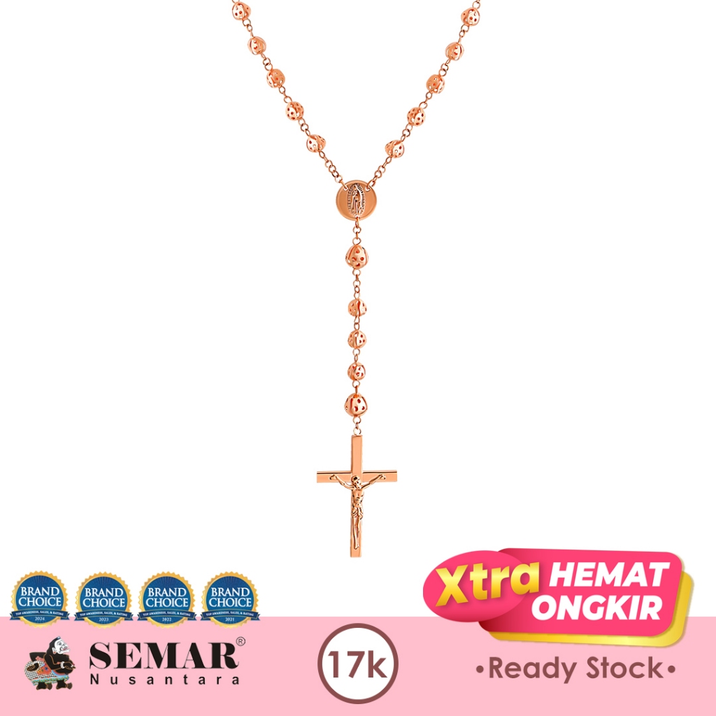 Kalung Emas Rosario Gold 17K Semar Nusantara