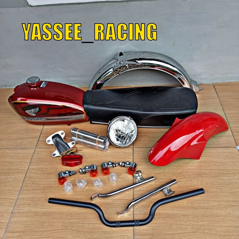 Paket Body CB 100 125- Tangki CB - Jok CB - Stoplamp CB / Paket Body Fullset CB