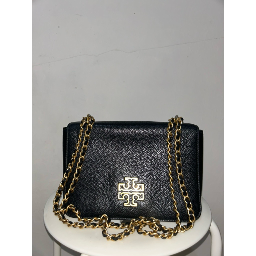 Tory Burch Britten Medium Adjustable Shoulder Bag tas rantai