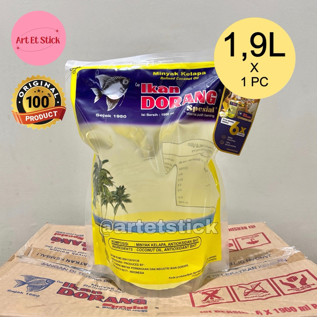 

Minyak Goreng Kelapa Ikan Dorang Special 1.9 L / 1900 ML