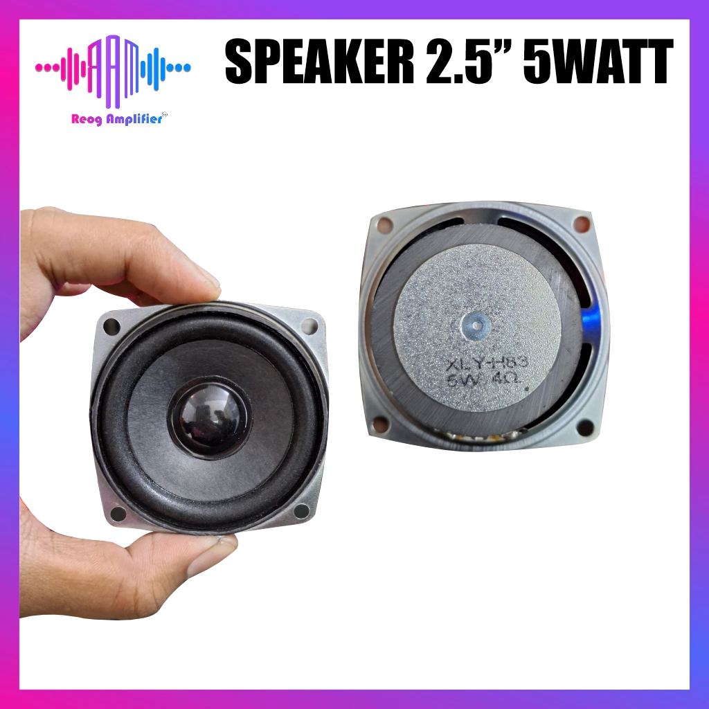 Speaker 2.5 inch low mid 4 ohm 5 watt